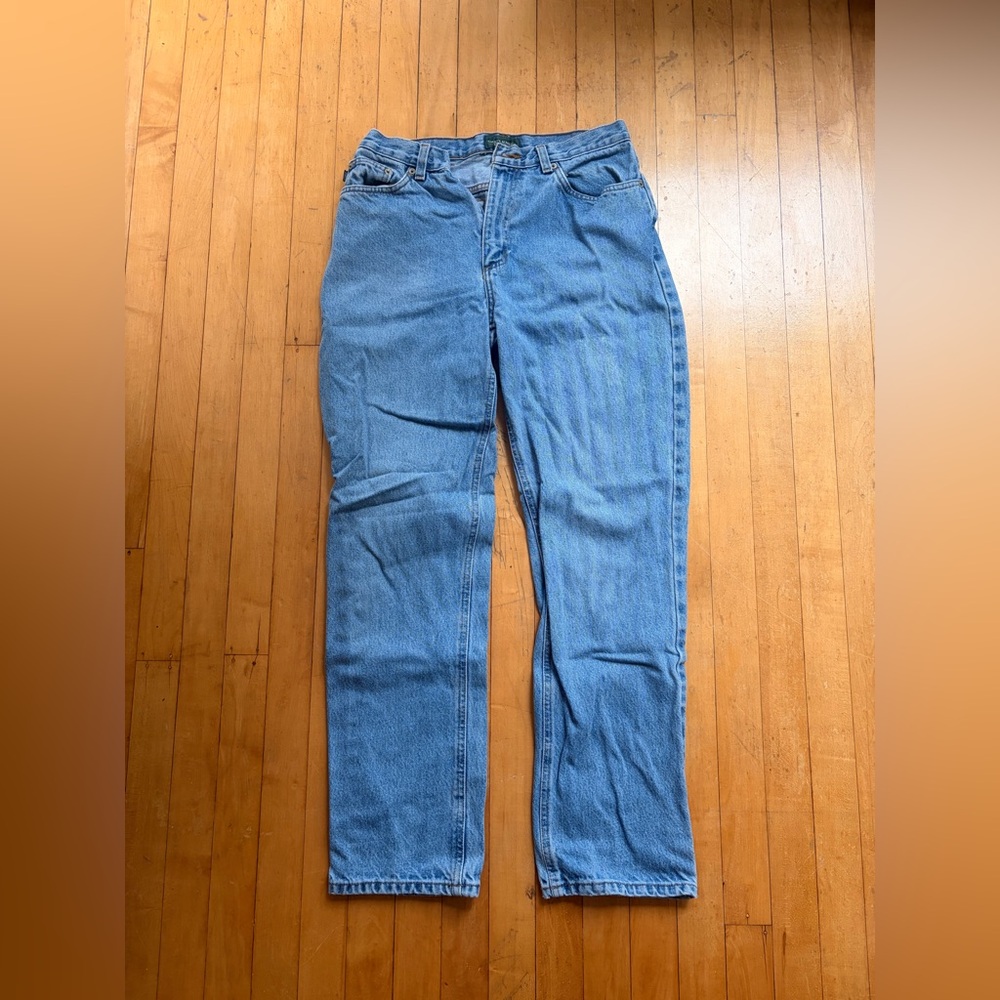 Ralph Lauren Women's Straight Blue Jeans